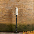 Imperial Candle Stand in Matt Black - Small