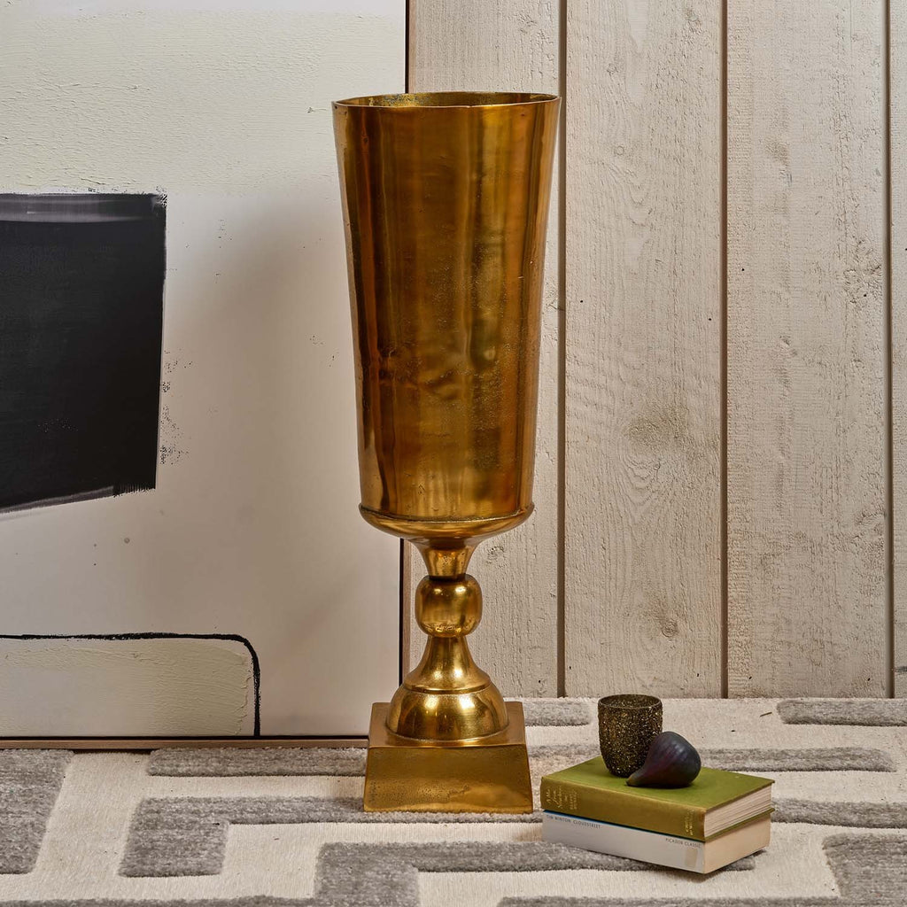 Cone Vase in Gold - Large