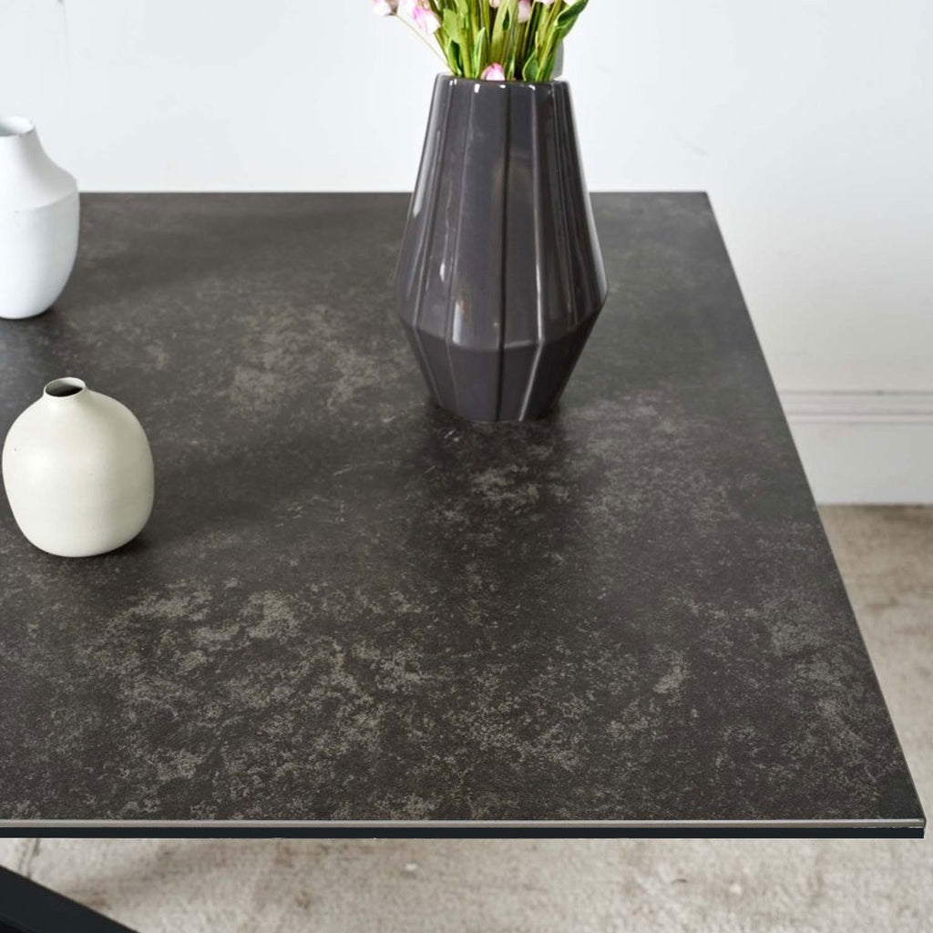 Eastcote Ceramic Dining Table 160cm - Black