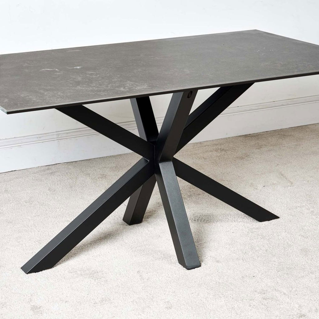 Eastcote Ceramic Dining Table 160cm - Black