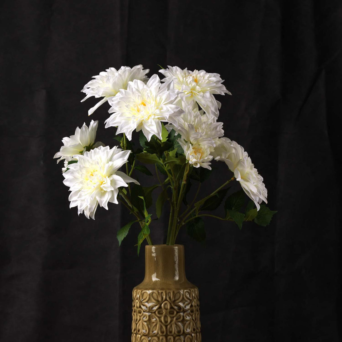 Waterlily Dahlia Spray 70cm