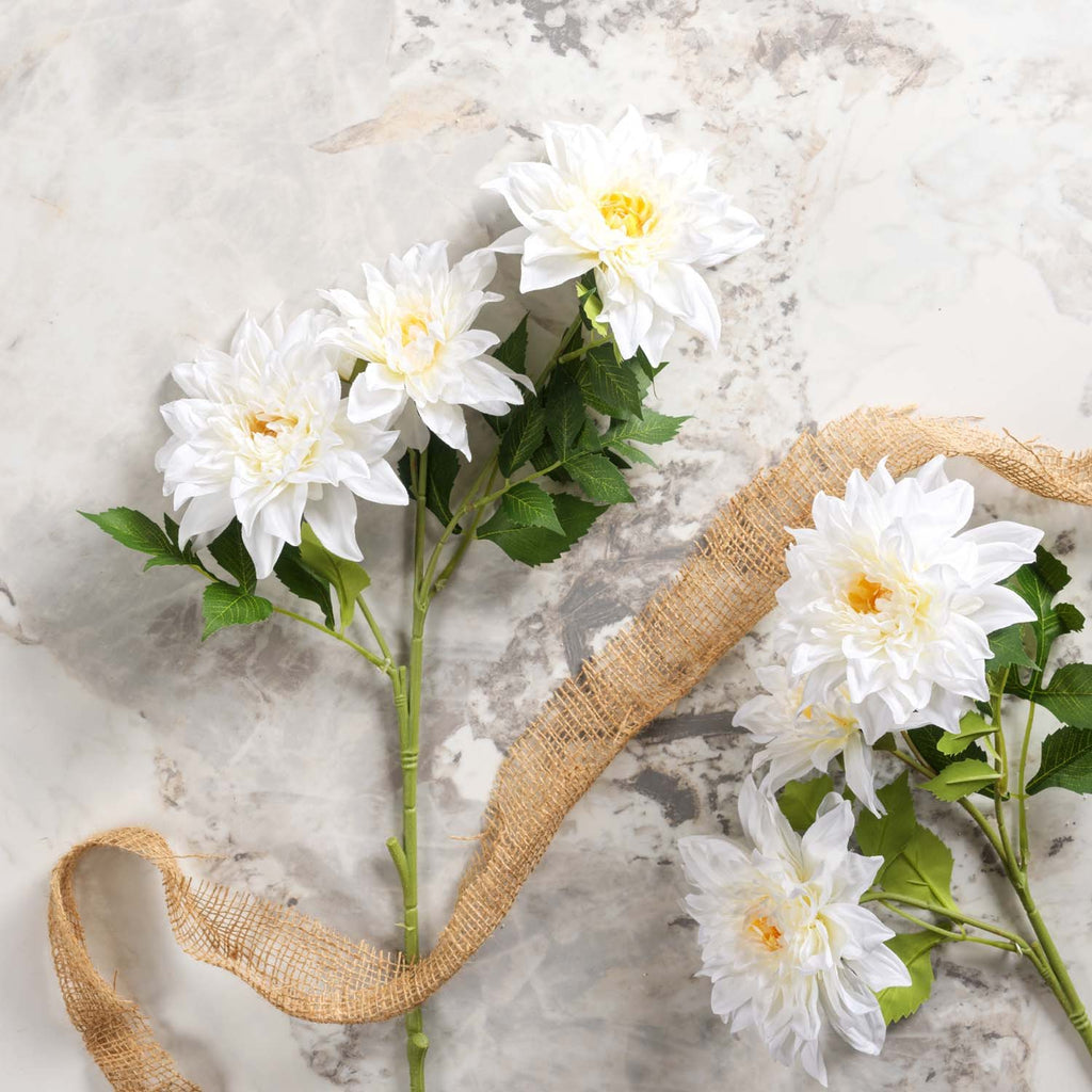 Waterlily Dahlia Spray 70cm