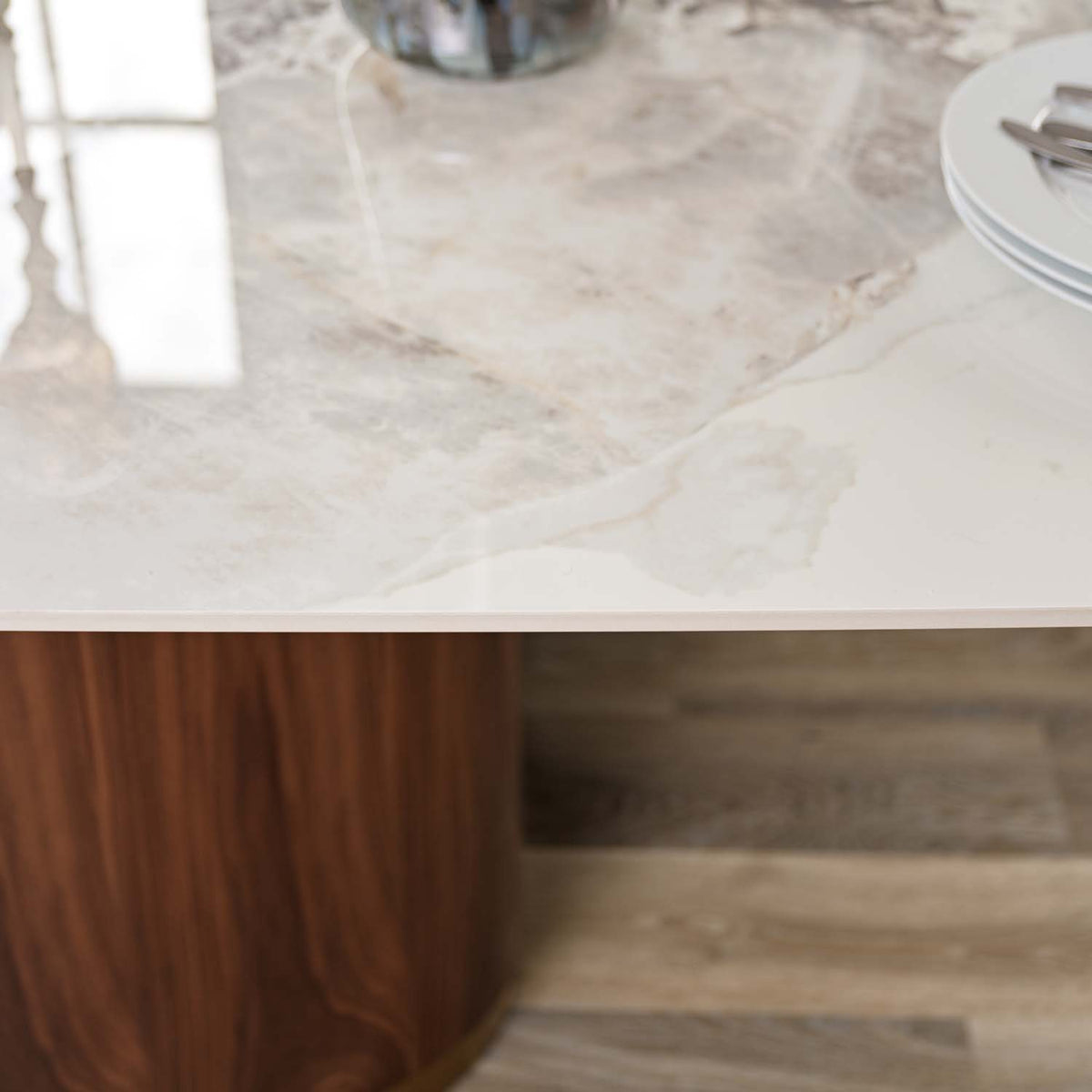 West Bay Dining Table 180cm with Frampton Corner Bench RHF and Low Bench in Anthracite