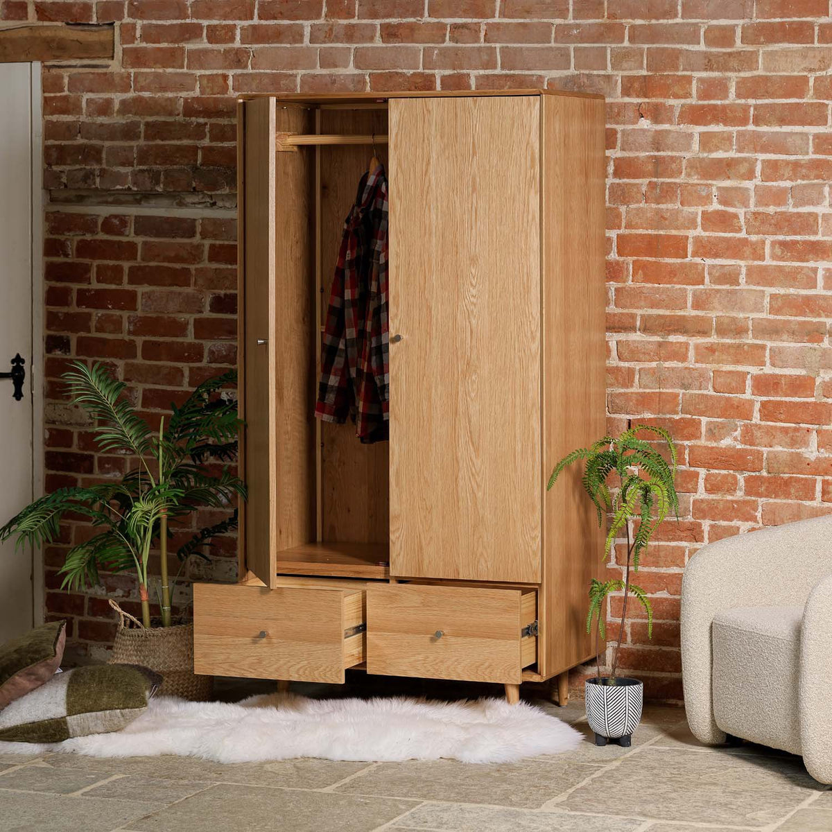 Milan 2 Door Wardrobe