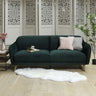 Tamar 3 Seater Sofa in Forest Green