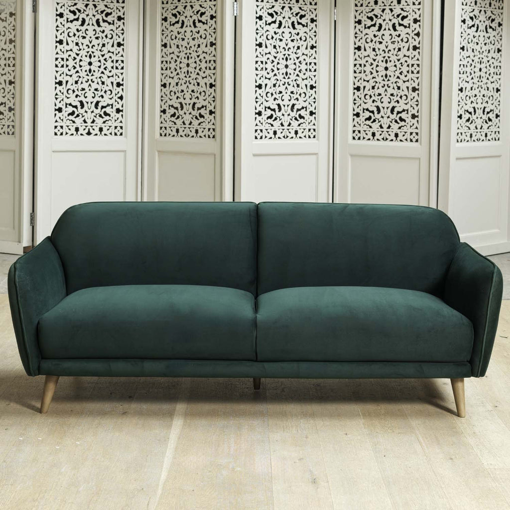 Tamar 3 Seater Sofa in Forest Green