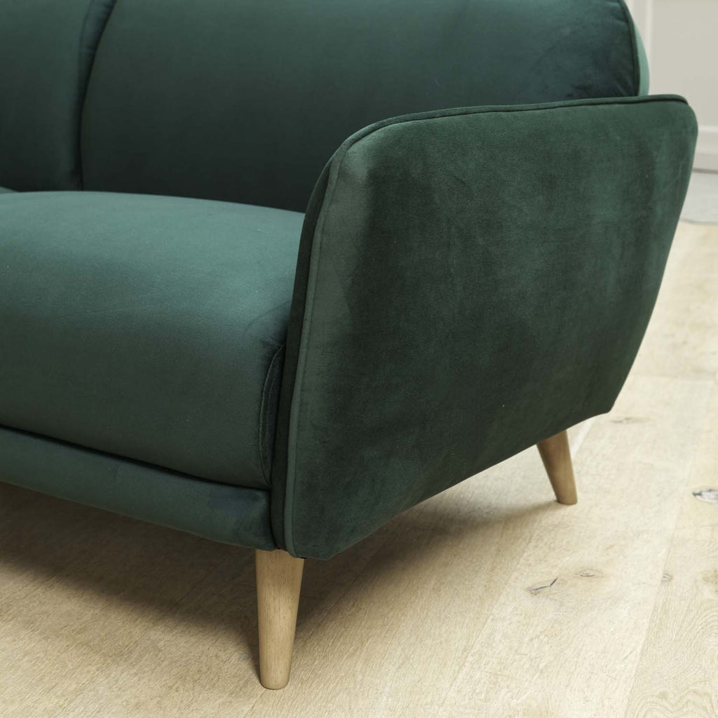 Tamar 3 Seater Sofa in Forest Green
