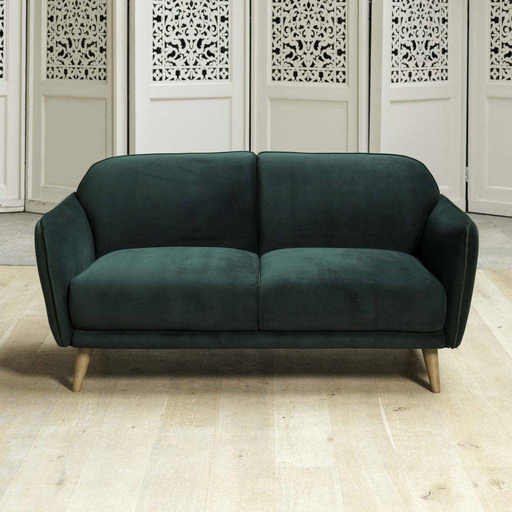 Tamar 2 Seater Sofa in Forest Green