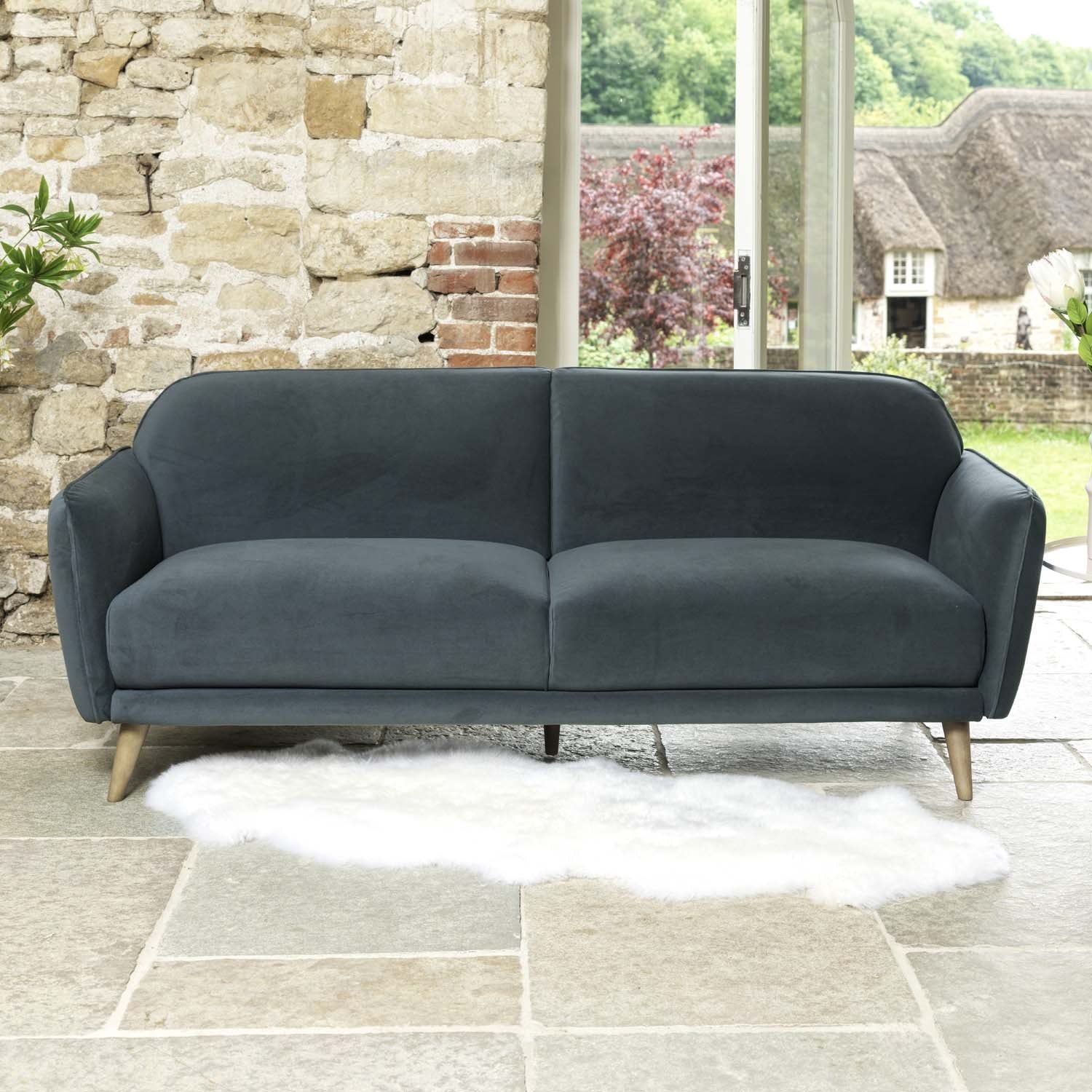 Tamar 3 Seater Sofa in Grey
