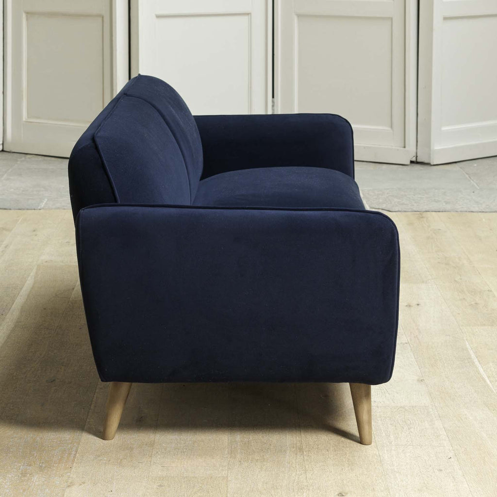 Tamar 3 Seater Sofa in Dark Blue