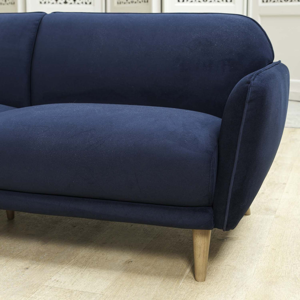 Tamar 3 Seater Sofa in Dark Blue