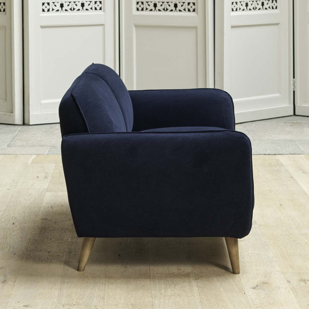 Tamar 2 Seater Sofa in Dark Blue