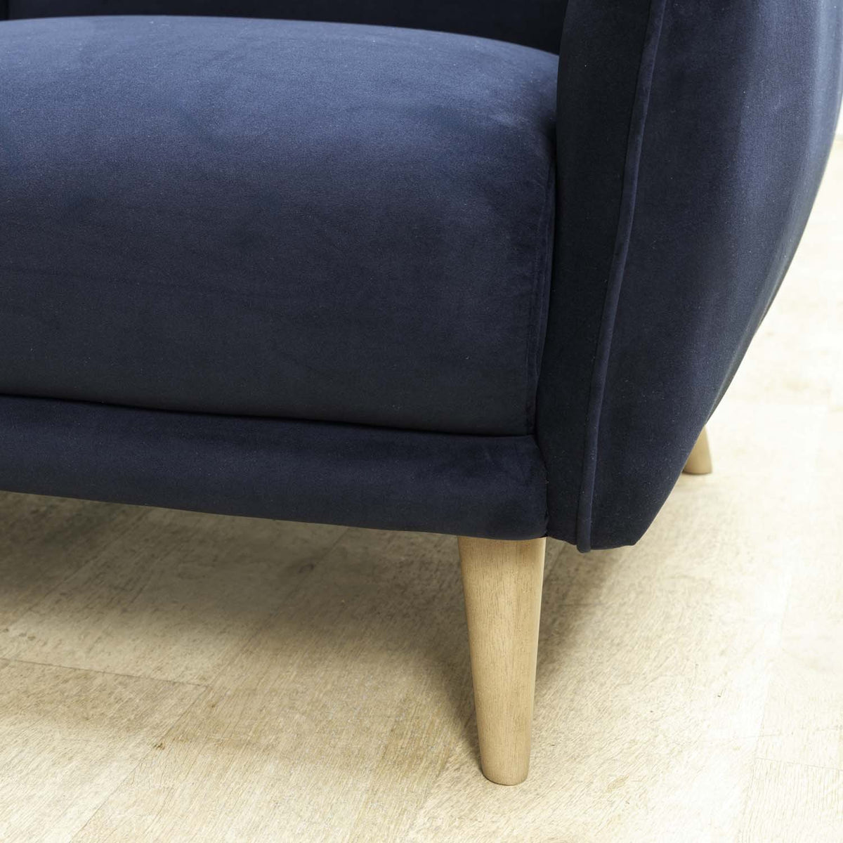 Tamar 2 Seater Sofa in Dark Blue