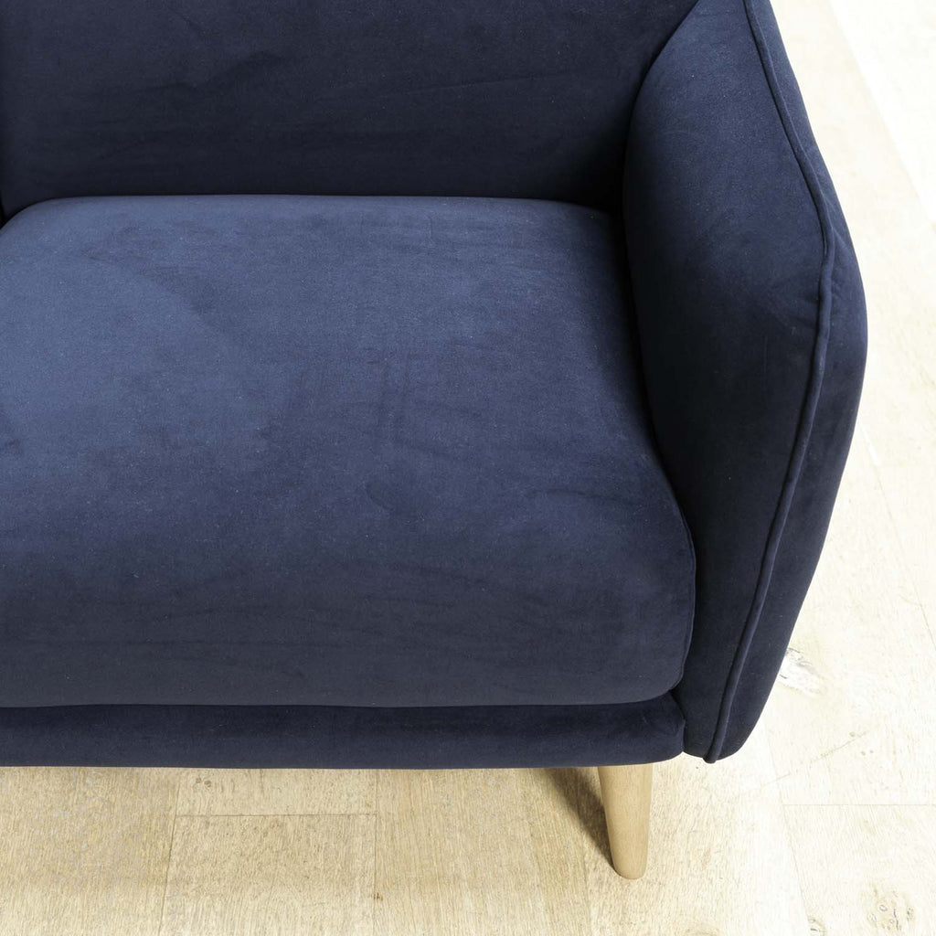 Tamar 2 Seater Sofa in Dark Blue