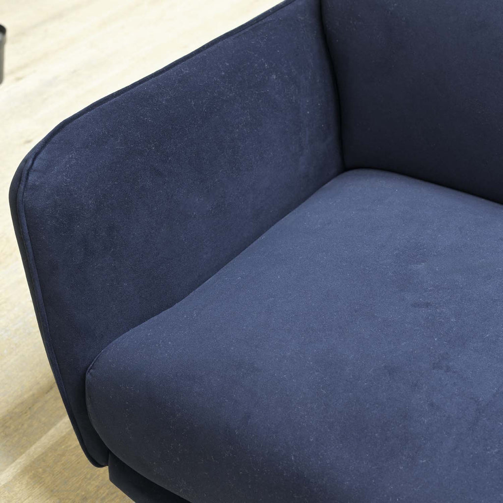 Tamar 2 Seater Sofa in Dark Blue