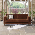 Harris 3 Seater Sofa in Rust