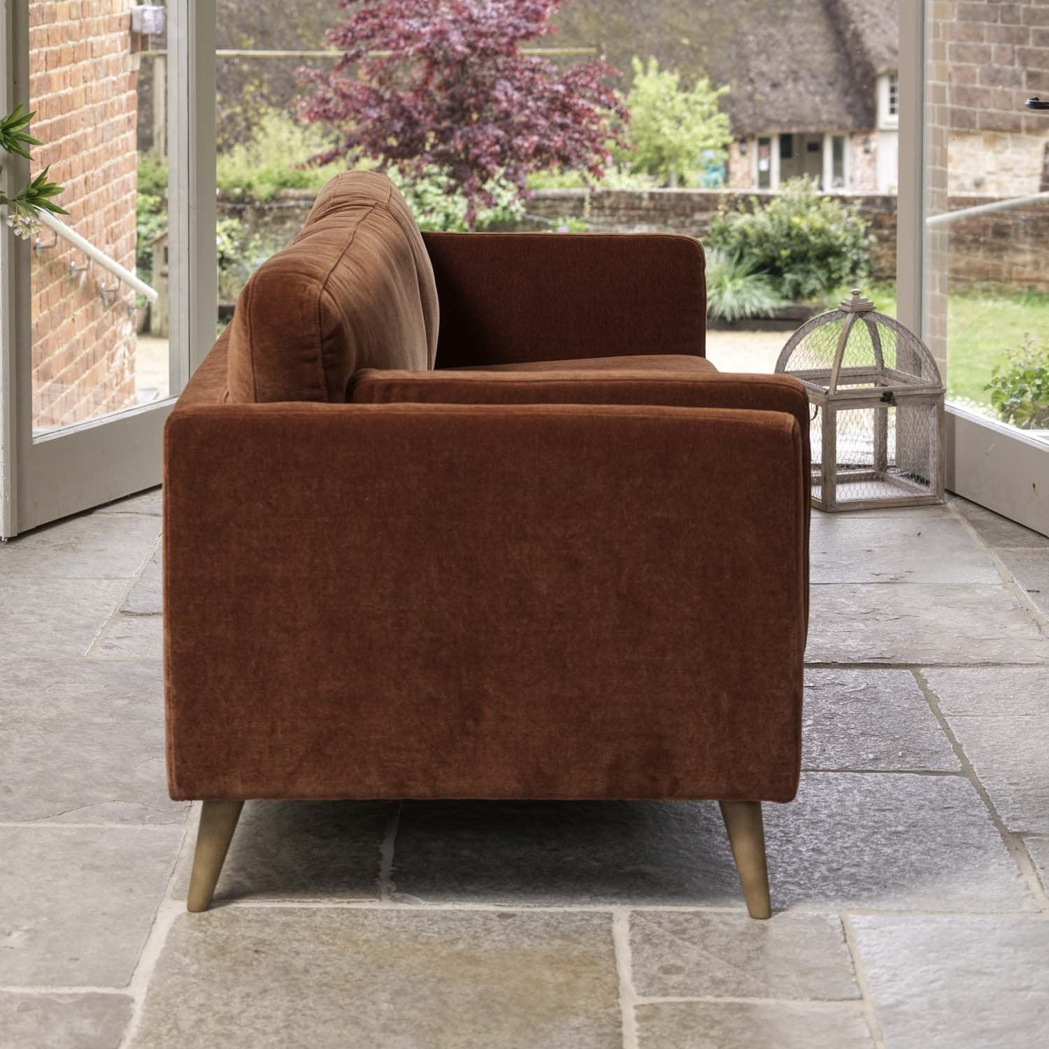 Harris 3 Seater Sofa in Rust