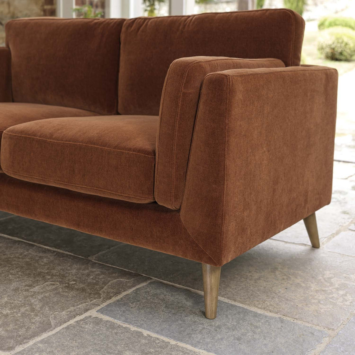 Harris 2 Seater Sofa in Rust