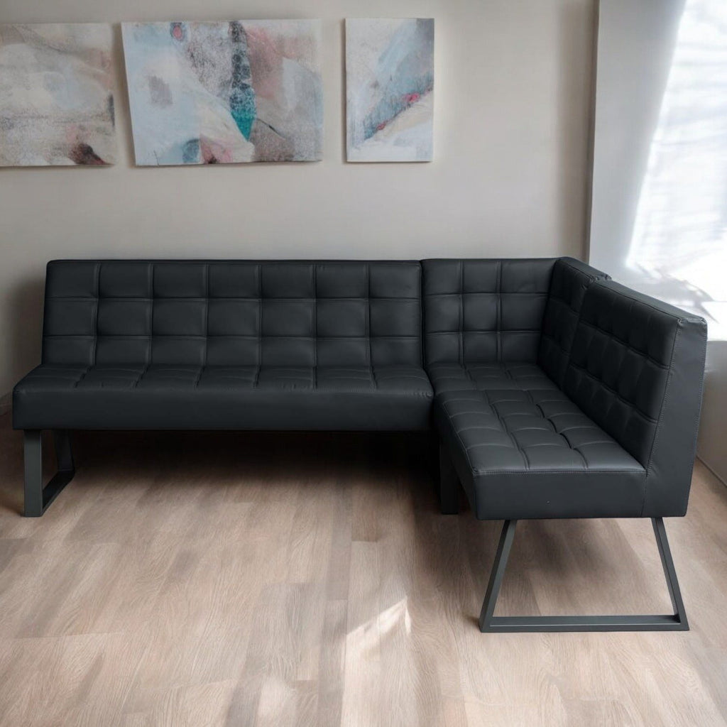 Rubix Corner Bench in Grey