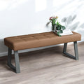 Rubix Low Bench in Tan