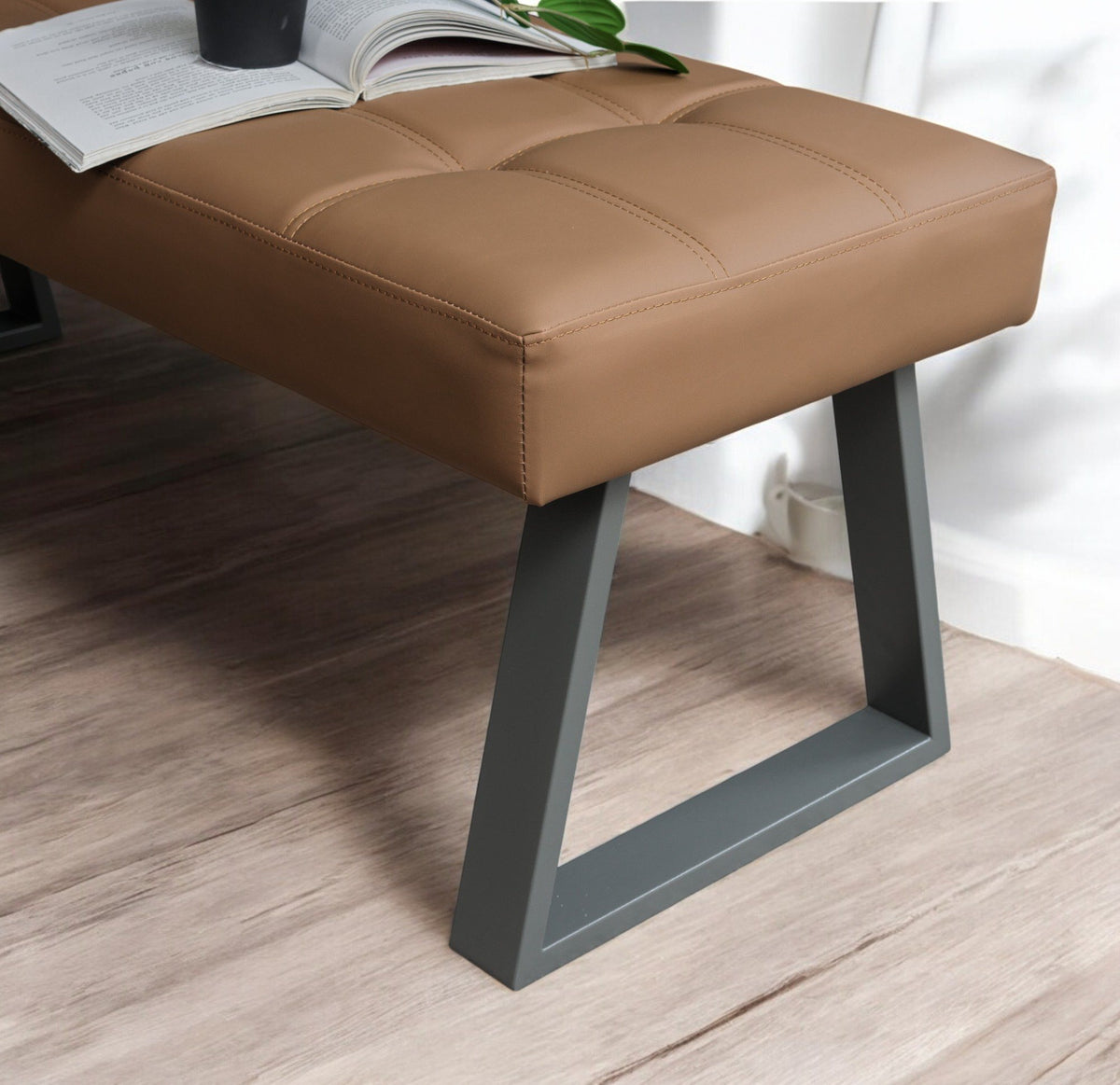 Rubix Low Bench in Tan