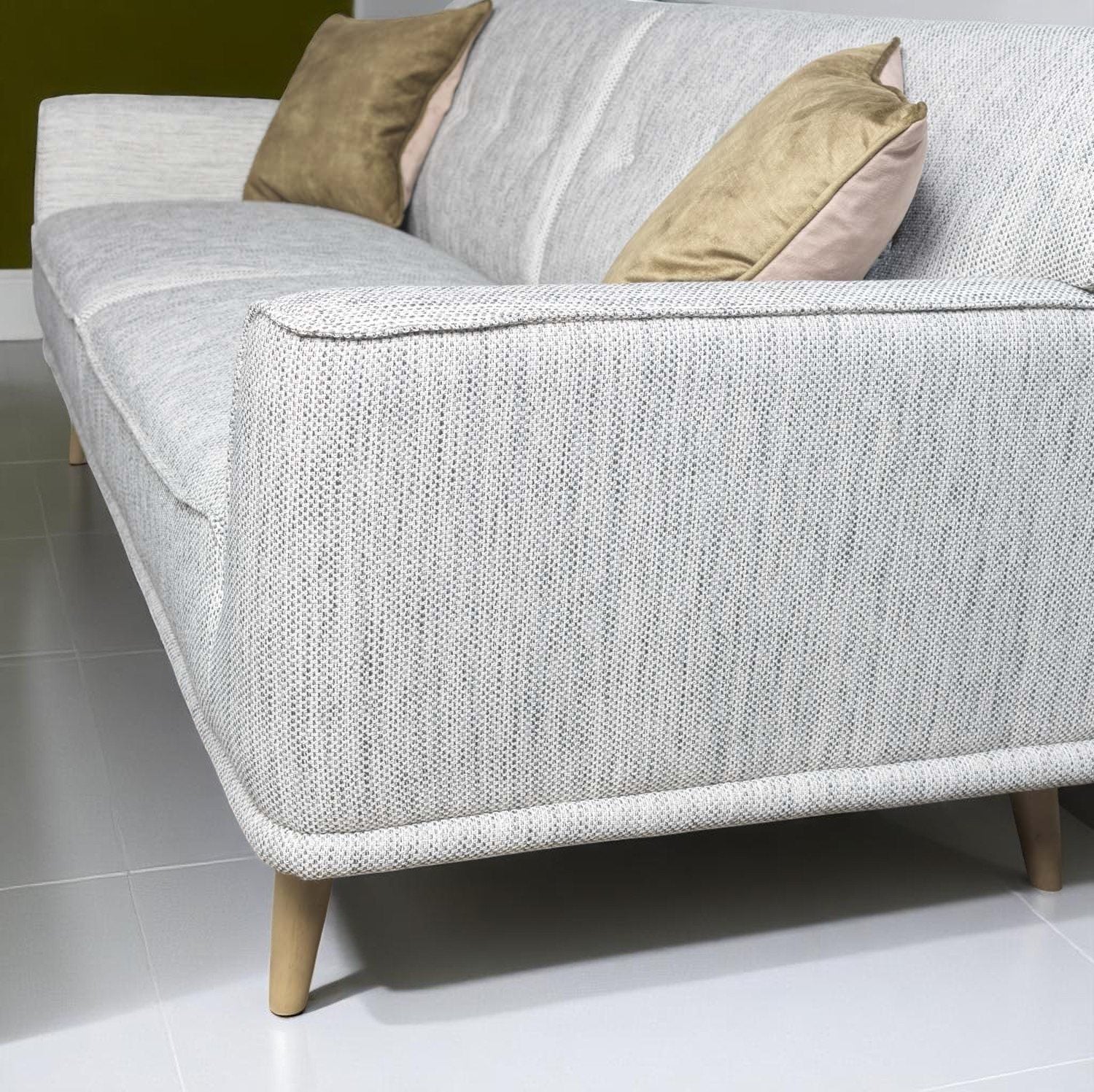 Derwent 3 Seater Sofa in Light Grey