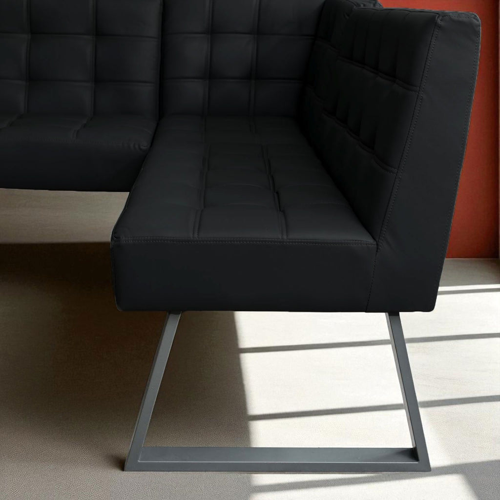 Rubix Corner Bench in Black