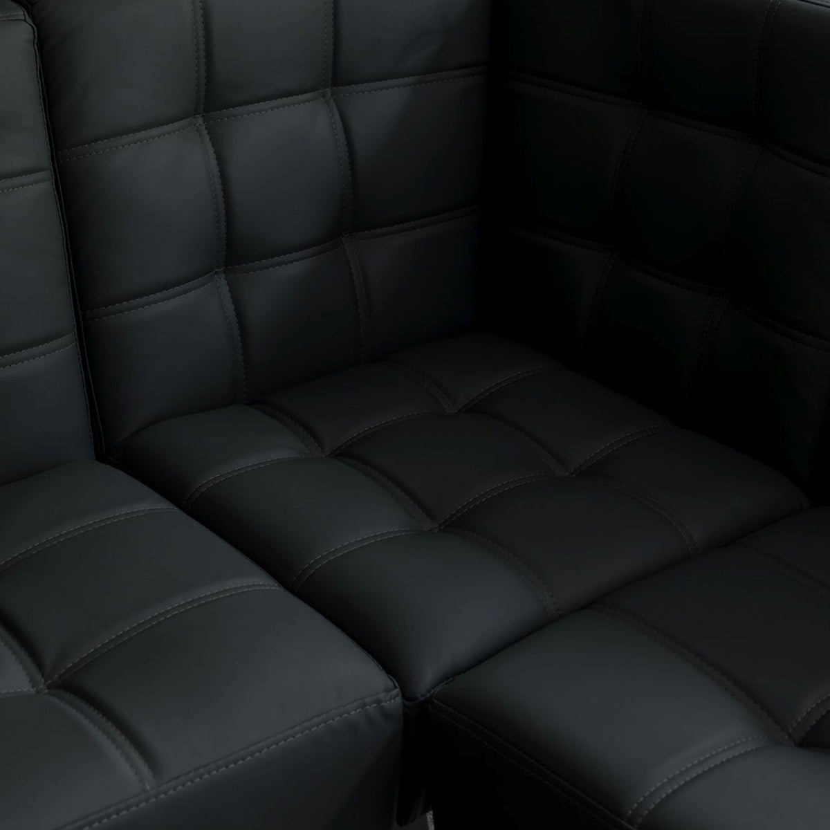 Rubix Corner Bench in Black