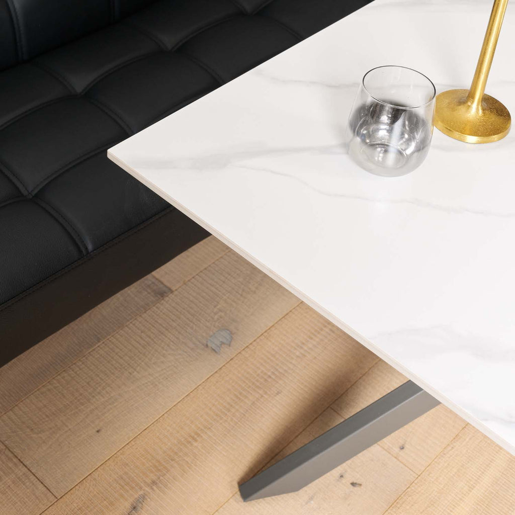 Saturn Dining Table 135cm in White
