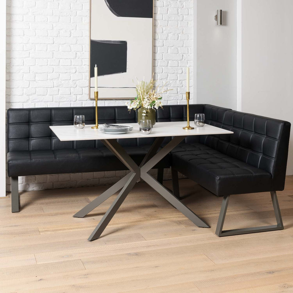 Saturn Dining Table 135cm in White
