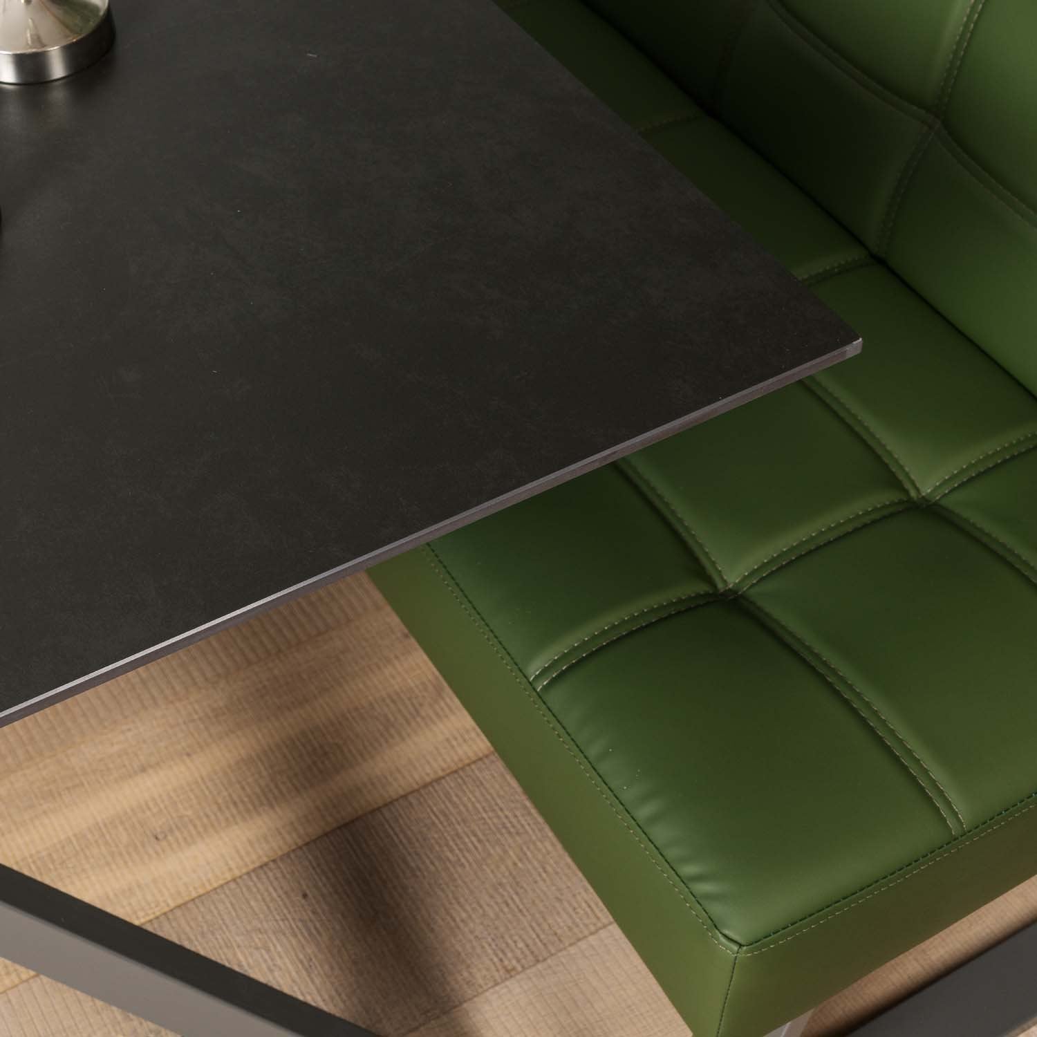 Saturn Dining Table 135cm in Dark Grey