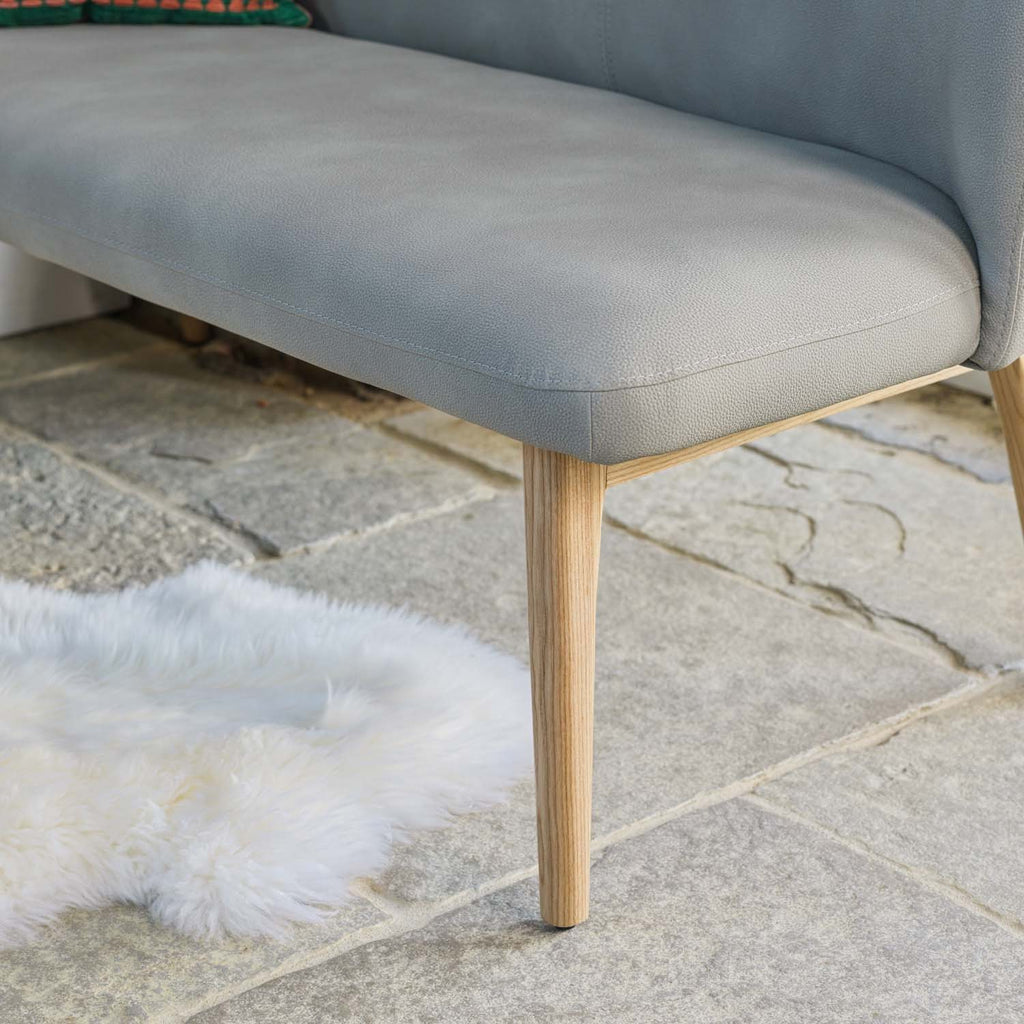Fairmile Corner Left Hand Facing Bench - Misty