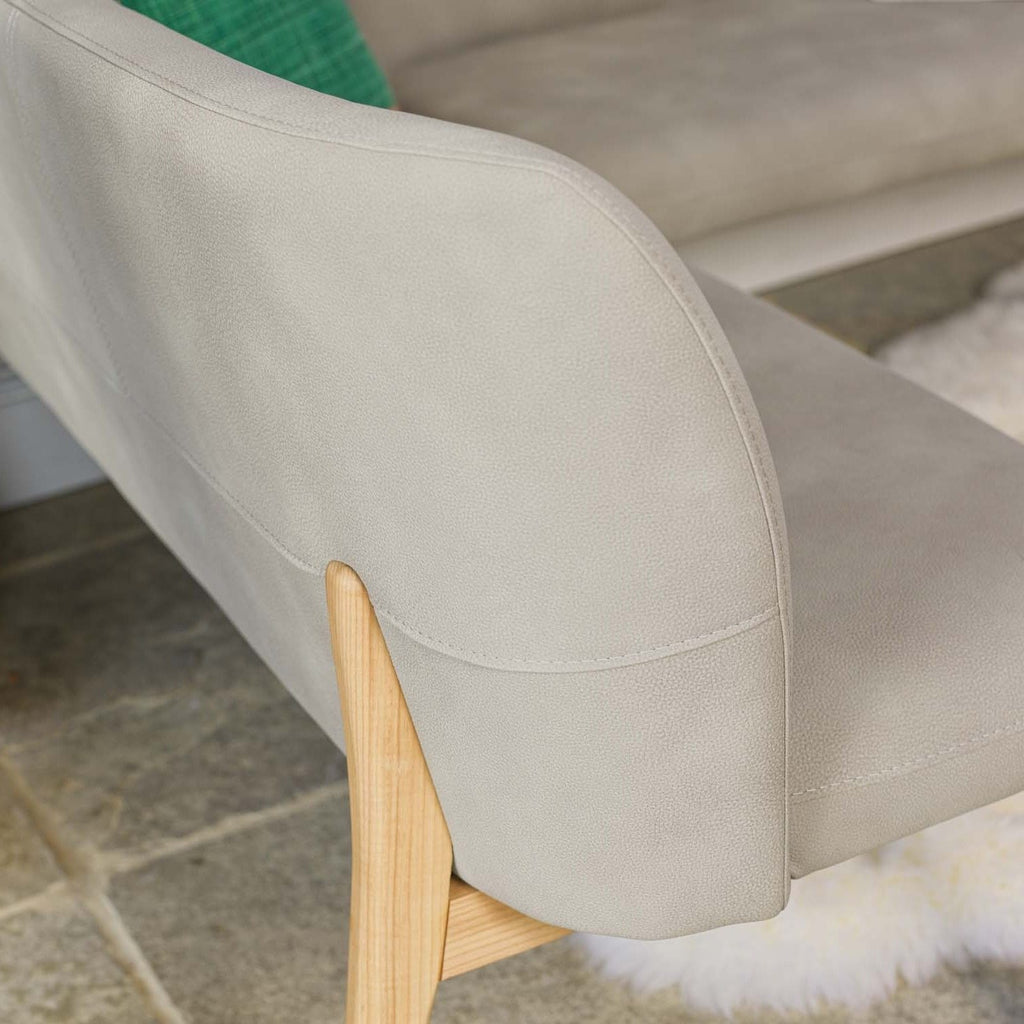 Fairmile Corner Right Hand Facing Bench - Misty