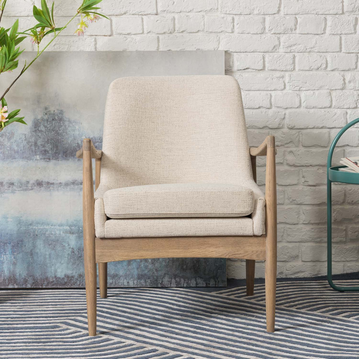Hampton Beige Accent Chair