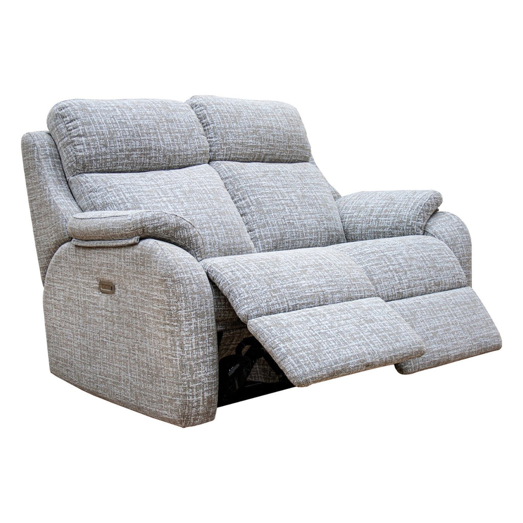 G Plan Kingsbury Double Power Recliner Sofa with Headrest & Lumbar