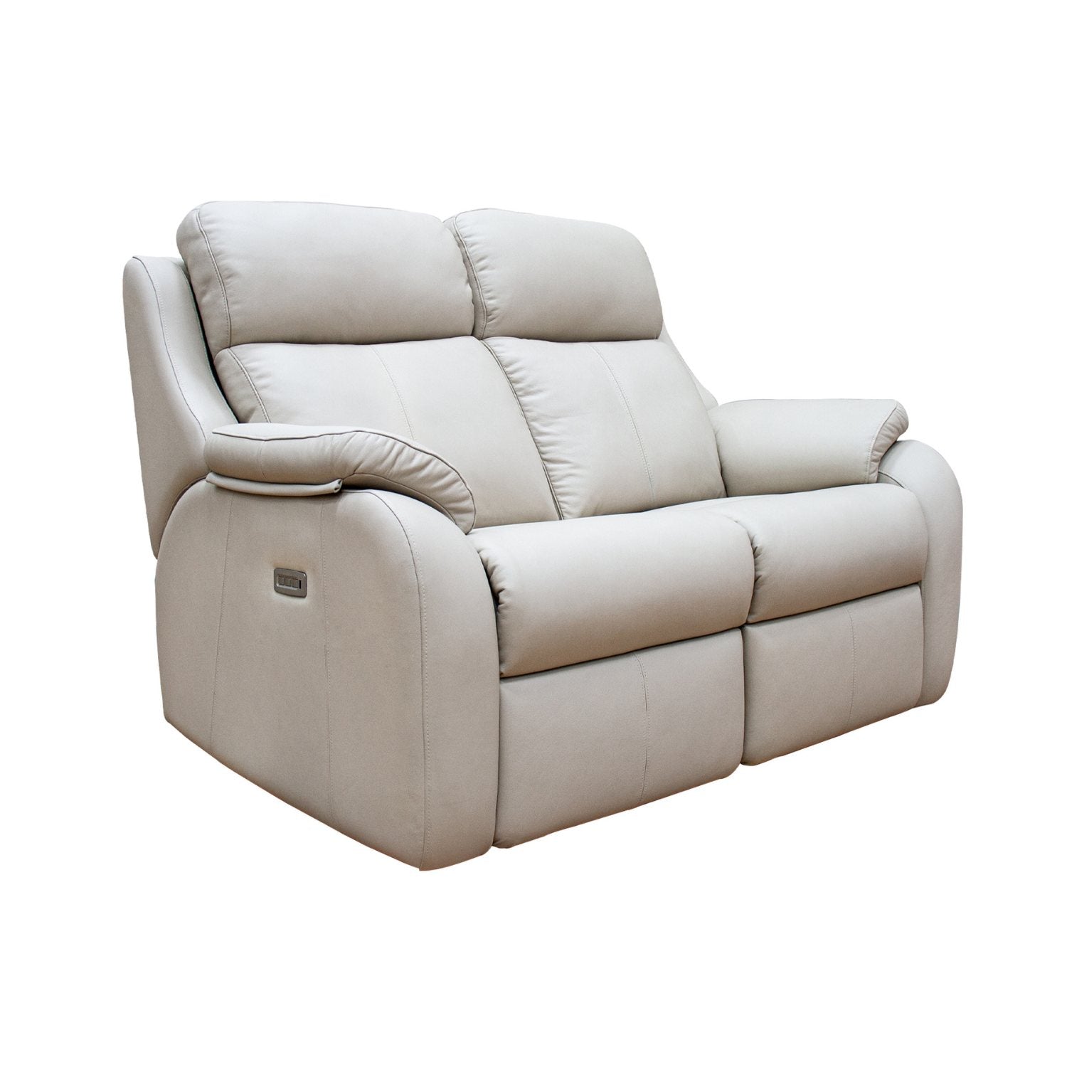 G Plan Kingsbury Double Power Recliner Sofa with Headrest & Lumbar