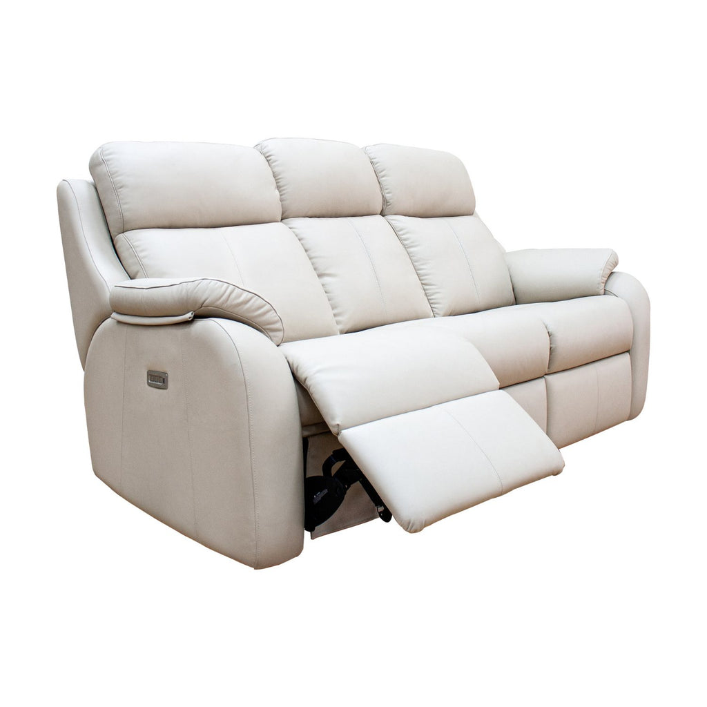 G Plan Kingsbury Double Power Recliner Sofa with Headrest & Lumbar