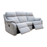 G Plan Kingsbury 3 Seater Double Manual Recliner Curved Sofa