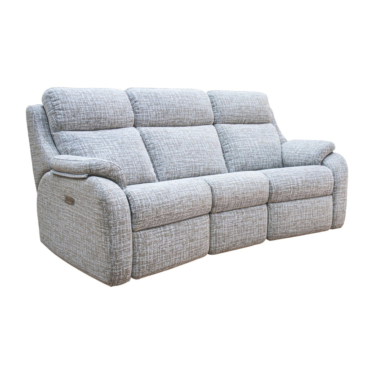 G Plan Kingsbury 3 Seater Double Power Recliner Curved Sofa