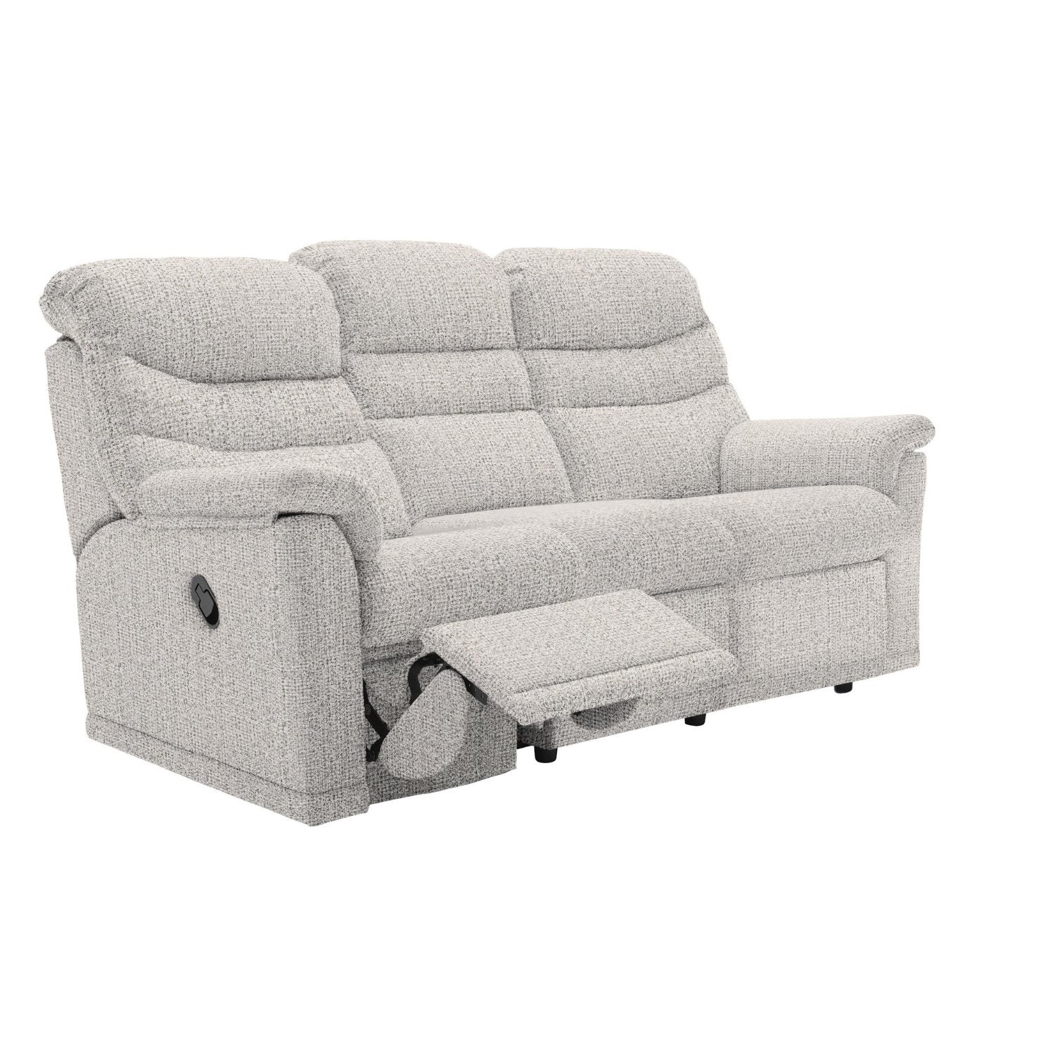 G Plan Malvern 3 Seater Double Manual Recliner Sofa with 3 Cushions