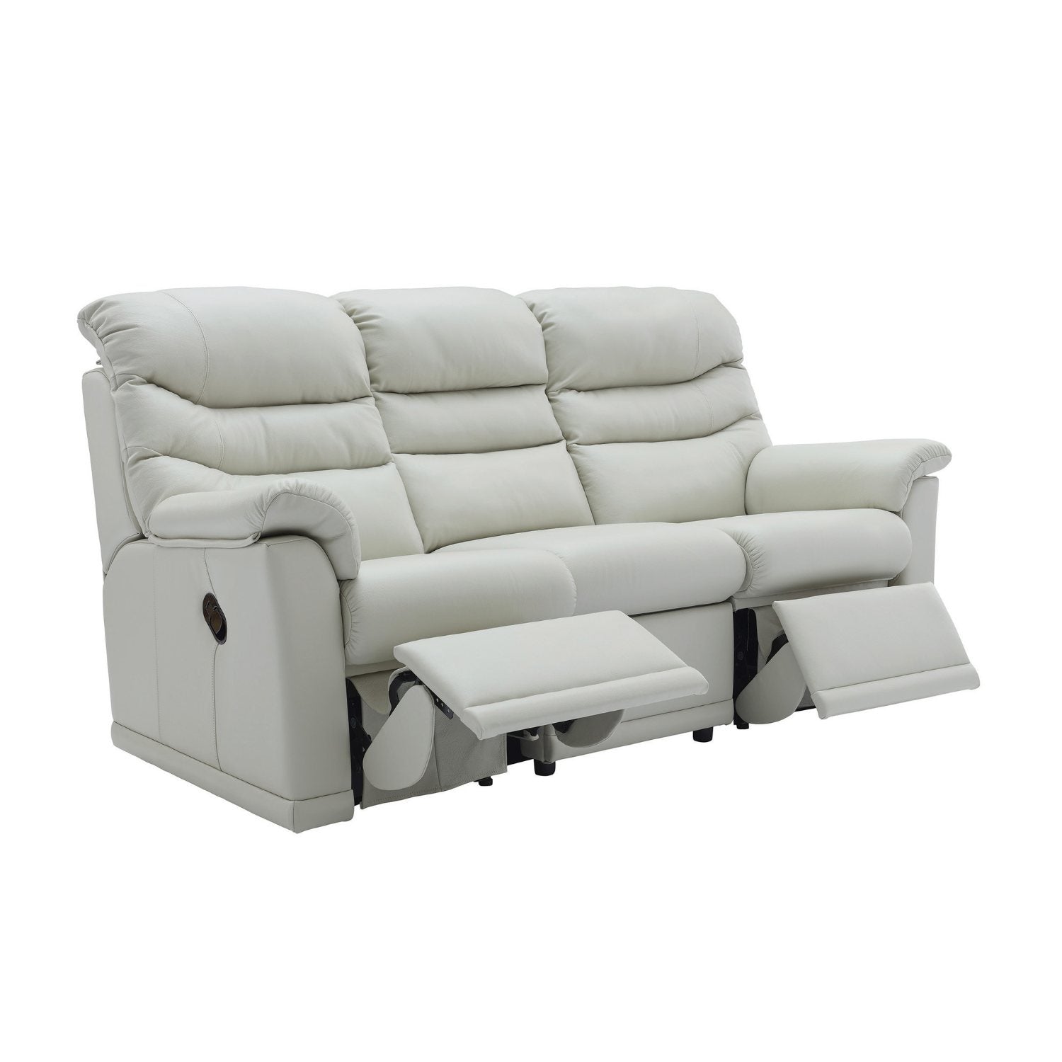 G Plan Malvern 3 Seater Double Manual Recliner Sofa with 3 Cushions