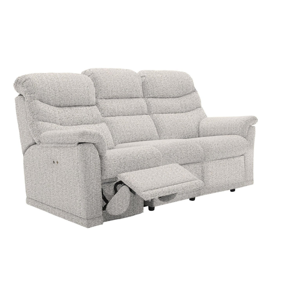 G Plan Malvern 3 Seater Power Recliner with 3 Cushions - LHF