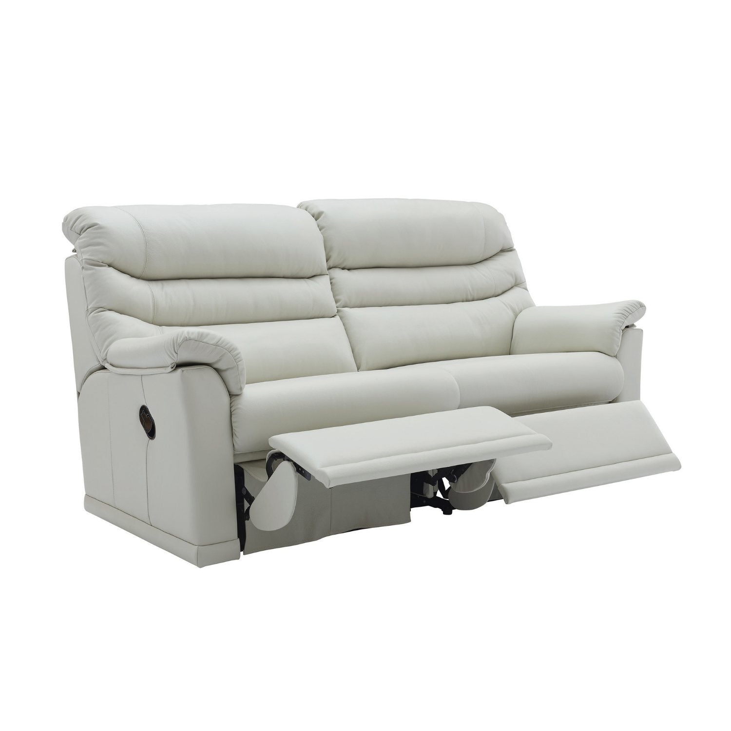 G Plan Malvern 3 Seater Double Manual Recliner Sofa with 2 Cushions