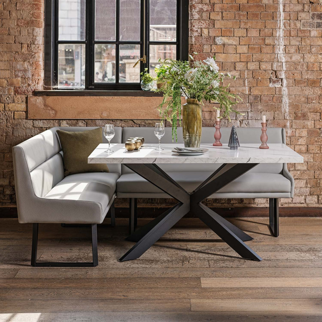 Jupiter Marble Effect Dining Table 150cm