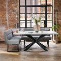 Jupiter Marble Effect Dining Table 180cm