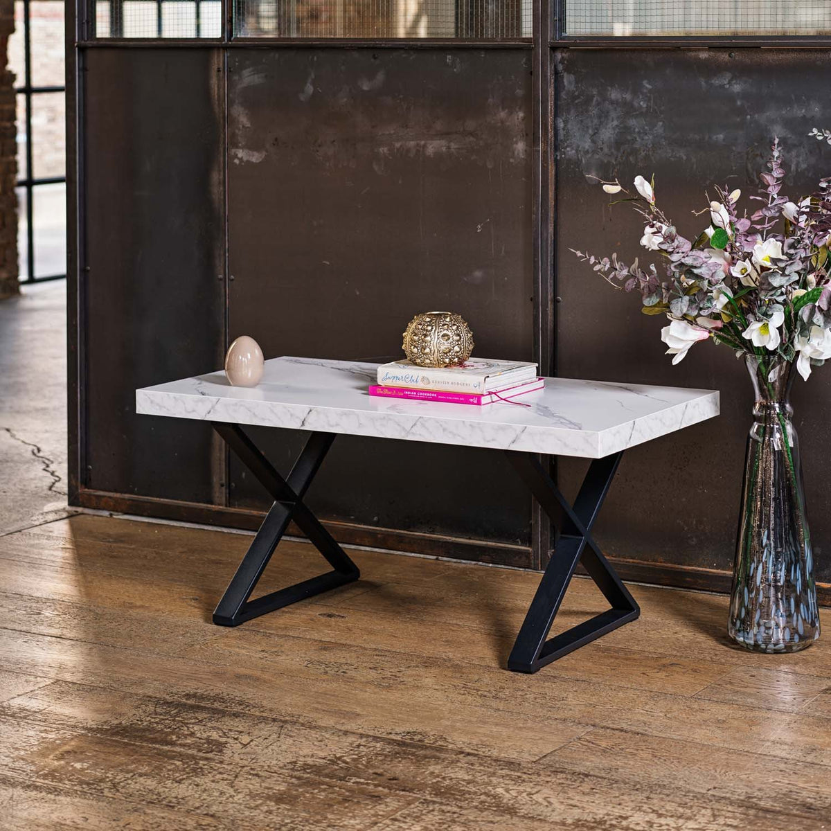 Jupiter Marble Effect Coffee Table
