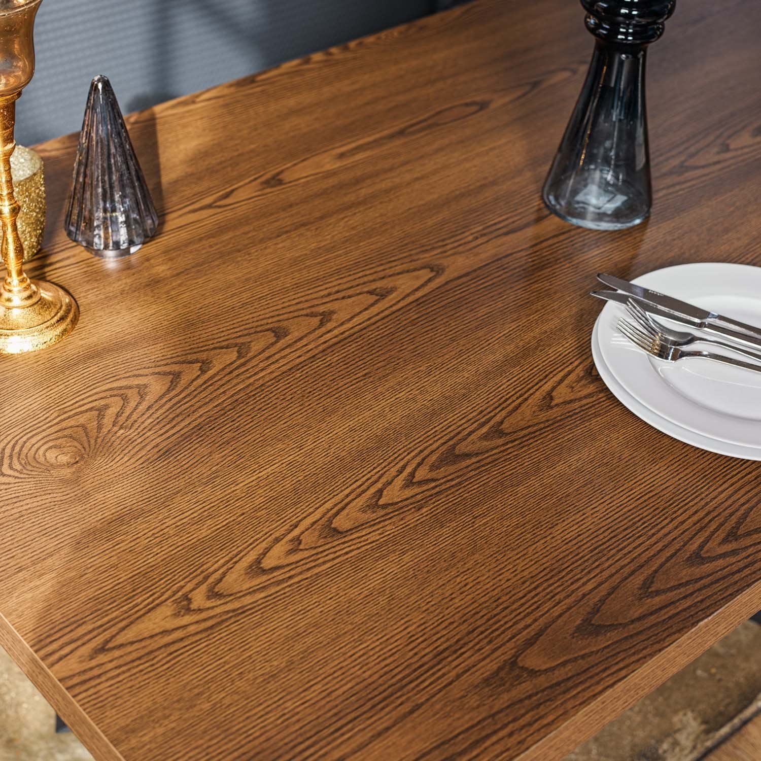 Jupiter Dark Oak Dining Table 150cm