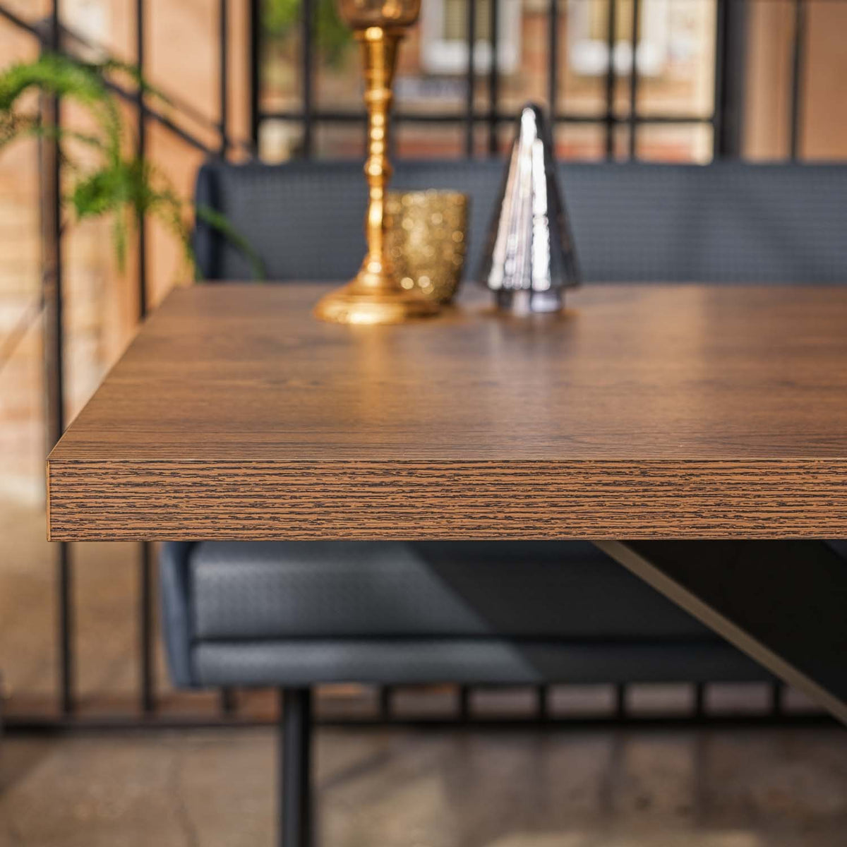 Jupiter Dark Oak Dining Table 180cm