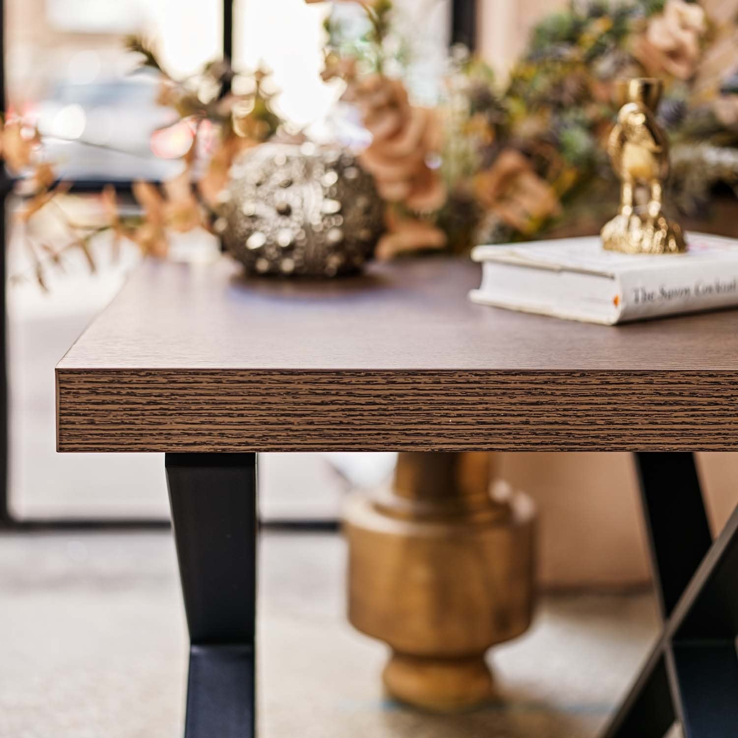 Jupiter Dark Oak Lamp Table