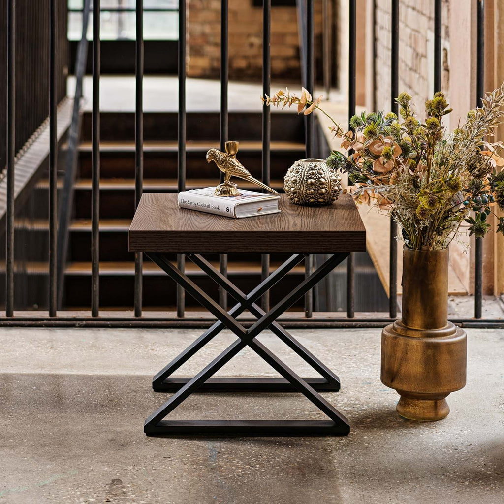Jupiter Dark Oak Lamp Table